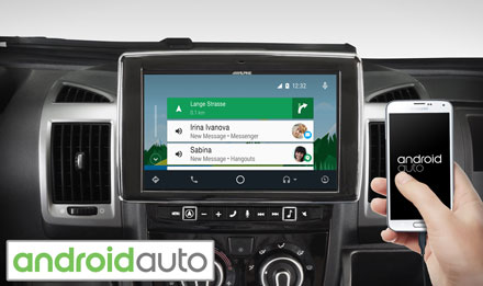 Ducato, Jumper and Boxer - Works with Android Auto - i902D-DU