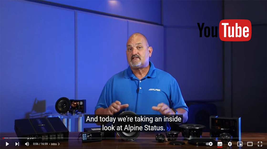 Get High-End Car Audio Performance from Alpine Status